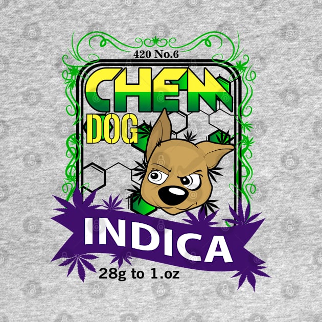 Chem Dog 420 Strain Logo by Illustrious Graphics 